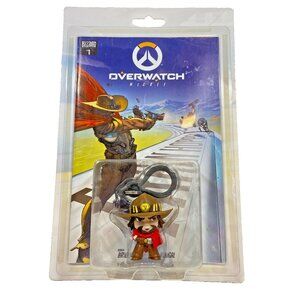 Overwatch #1 McCree Train Hopper Comic Book & Bag Clip Figure Blizzard